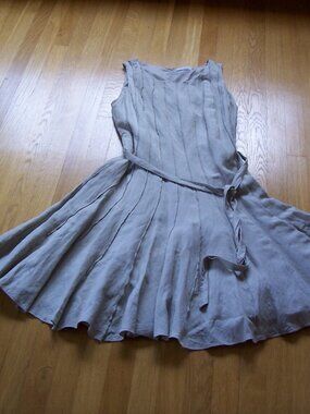 Calvin Klein Dress Size 10 Linen Blend